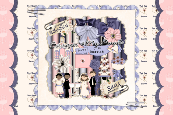 Wedding Bliss Scrapkit: Elevate Your Design Projects