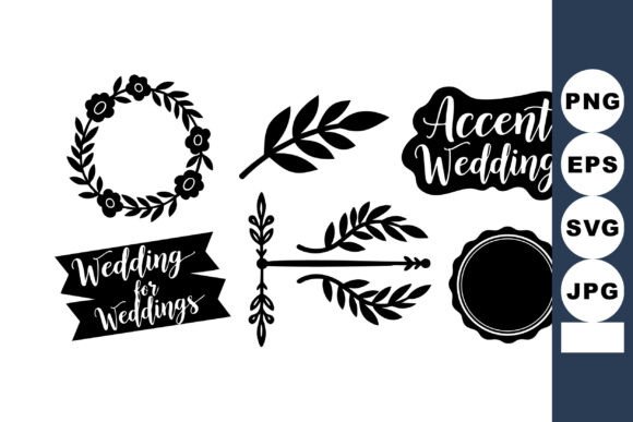 Wedding Decorative Elements Set: Elevate Your Designs with Flo