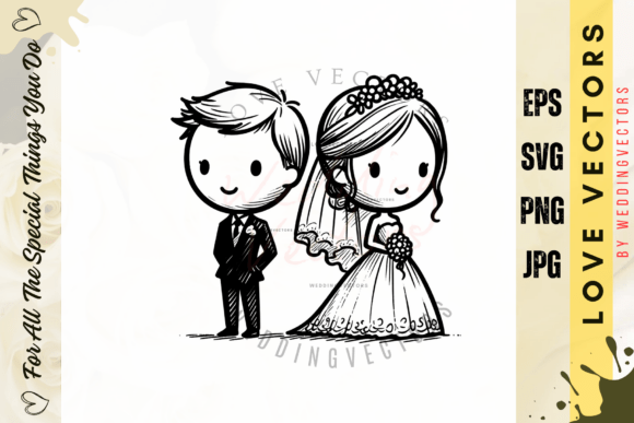 Wedding Vectors 1100180: Elevate Your Romantic Design Projects